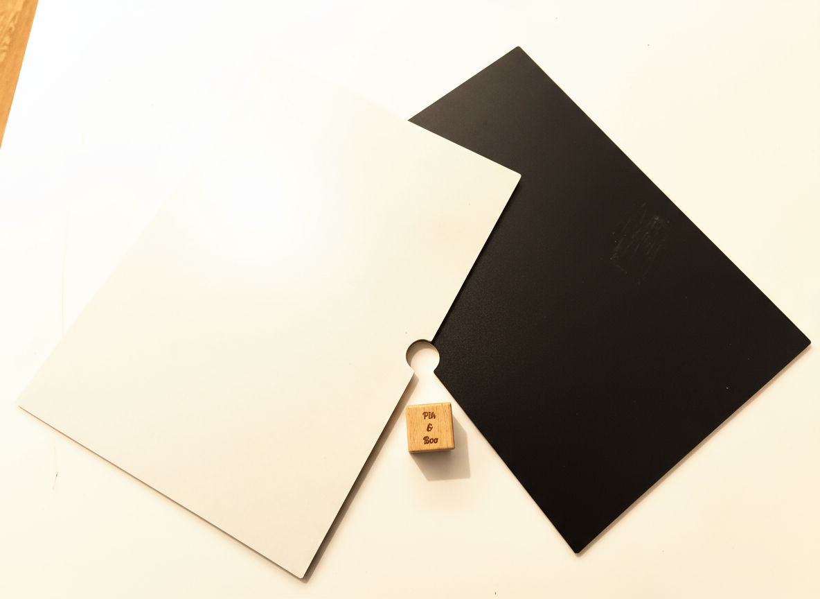 Blackboard and whiteboard surfaces